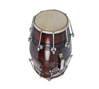 Batteria in legno dadi e bulloni dholak, strumento musicale, batteria a...