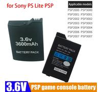 Batteria incorporata da 3,6 V 3600 mAh per Sony PS Lite PSP 2th PSP-2000 PSP-3000 PSP-3004 Console da gioco Batterie host ricaricabili