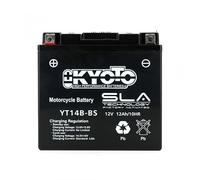 Batteria Kyoto per moto Yamaha 1100 Xvs A Dragstar Classic 2000 - 2005 YT14B-BS SLA / 12 V 12 Ah