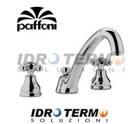 BATTERIA LAVABO 3 FORI PAFFONI IRIS IRV055CR C/BOCCA BASSA