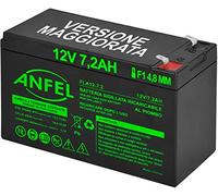 Batteria Lead Acid AGM 12V 7.2Ah al Piombo Ricaricabile Ciclica Pila Batteria Ermetica Batterie di Ricambio per ups Antifurto Prodotti Medici Bambini Moto Bambini Auto