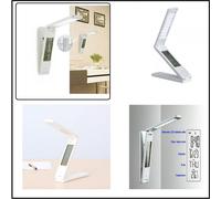 Batteria LED Klappleuchte Lindner S7190 Tempo Antico Display Temperatura Sveglia