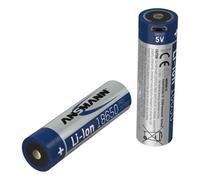 Batteria Li-Ion 18650 3400mAh 1 carica con presa di ricarica Micro-USB NEW