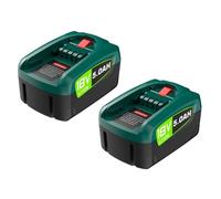Batteria Li-Ion 18V 5,0Ah Compatibile Con Bosch PBA PSB PSR, Compatibile Con Gardena P4A E GLORIA 18V Power For All, Casa E Giardino Senza Fili(2 Battery 5000 mAh)