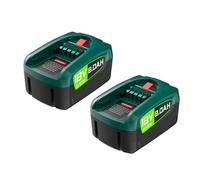 Batteria Li-Ion 18V 8,0Ah Compatibile Con Bosch PBA/PSB/PSR, Gardena P4A, Gloria 18V Power For All, Per Utensili Casa E Giardino Senza Fili, Fai Da Te(2PCS)