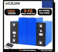 Batteria Lifepo4 320Ah 100Ah 3.2V Stock UE Grado A 12V 24V 48V Cella al litio ferro fosfato Ricaricabile prismatica per campeggio RV