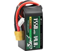 Batteria LiPo 14.8V 1550mAh 100C XT60 per modelli RC, droni, auto, aerei