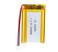 Batteria LiPo 3,7V 1000mAh 703048 con cavo JST - Batteria ricaricabile in polimeri di litio per altoparlanti Bluetooth, progetti DIY e dispositivi elettronici