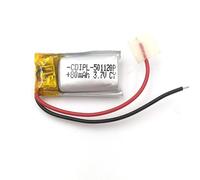 YUNIQUE GREEN-CLEAN-POWER - Batteria LiPo Ricaricabile 501220 3.7V 80mAh | Per Telefono, GPS, MP3, MP4, Luci LED | Compatibile con DJI Tello, WLtoys K989, Elicottero RC, Giallo
