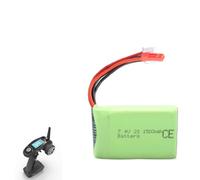 Batteria LiPo da 7,4 V e 1500 mAh con Connettore JST Compatibile con i Trasmettitori RC Flysky FS-GT5, FS-G7P e DDF-350 Batterie Ricaricabili ad Alta Capacità per Auto e Giocattoli RC