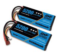 Batteria Lipo DXF 5200mAh 3S 11.1V 100C con connettore Deans/T Batteria rigida per RC Auto Barca Camion Elicottero Aereo