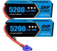Batteria Lipo DXF 5200mAh 3S 11.1V 100C con connettore EC5 Batteria rigida per RC Auto Barca Camion Elicottero Aereo