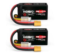 Batteria Lipo HOOVO 3S 11.1V 120C 1500 mAh Batteria al grafene con spina XT60 per FPV Racing Drone Elicottero Aereo Barca RC Auto