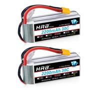 Batteria Lipo HRB 4S 2200mah Batteria RC 14.8v 30C con connettore XT60 105*34*32mm per droni UVA Fpv Aereo RC Truck RC Car