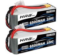 Batteria Lipo HRB 6S 22.2V 6500mah Batteria Drone 100C Con Connettore XT60 per RC Auto Monster RC elicottero 600 700 Drone RC Barca