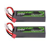 Batteria Lipo OVONIC 2s 7,4 V 5200 mAh 120 C con spina Deans T per RC (2 pezzi)