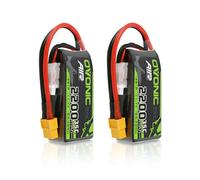 Batteria Lipo OVONIC 3S 2200mAh 35C 11,1V corta con spina XT60 per aereo RC RC Quadcopter elicottero robotica FPV Drone (2P)