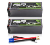 Batteria Lipo OVONIC 4S 140C 6000 mAh 14,8 V Shorty con spina EC5 per auto RC Monster Truck Crawler RC Hobby (2 pezzi)