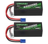 Batteria Lipo OVONIC 4S 6000 mAh 100C 14,8 V RC con connessione EC5 per RC Car Boat Truck Buggy (2 pezzi)