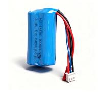 Batteria LiPo RC, 7,4 V 700 mAh con connettore JST per auto RC AXIAL SCX24 1/24. Batteria di ricambio leggera e ricaricabile a lunga durata per carri armati, auto RC e robot