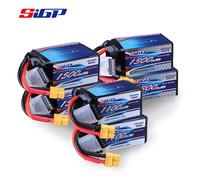 Batteria Lipo SIGP 6S 22.2V 1300mAh 1500mAh 2200mAh 2S 7.4V 4S 14.8V per RC FPV Quadcopter Aereo Elicottero Da Corsa 2 pezzi