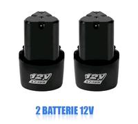 BATTERIA LITIO 12V 1.5AH 76MM 19500RPM PER MINI FLEX TRAPANO LUCIDATRICE 2 PEZZI