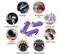 BATTERIA LITIO 14500 CON LAMELLE PACCHI BATTERIA RICARICABILE 3000MAH 3,7V Pile