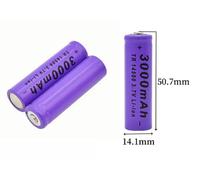 BATTERIA LITIO 14500 RICARICABILI 3000MAH 3,7V Pile PER TORCIA GIOCATTOLI RASOIO