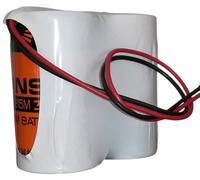 batteria Litio 7,2V con cavi liberi compatibile per sirene centraline