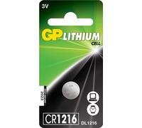 CR 1216 GP - Pila a bottone al litio, 3 V, 25 mAh, 12,0x1,6 mm