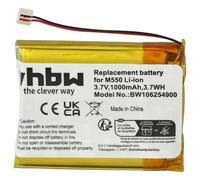 BATTERIA LITIO-POLIMERI compatibile con Palm Tungsten T1 T2 T3 M550 M 550 T 71 72 1 2 3 ZIRE ZIRE71 ZIRE72