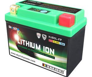 Batteria Litio Skyrich per Moto Suzuki 250 DR 1982 Per 1983 YB5L-B/HJB5L-FP