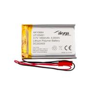 Batteria LP103451 ai polimeri di litio Akyga AKY0664 Li-Po PCM JST a 2 poli, connettore 2,54 15 cm