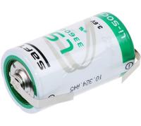 Batteria LS33600 ER-D Mono Litio-Tionilcloruro 3,6V, 17.000 mAh Con U Lötfahne