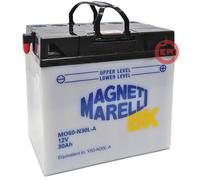 BATTERIA MAGNETI MARELLI Y60-N30L-A 30Ah MOTO GUZZI California EV 1100 1997 1998