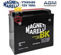 BATTERIA MAGNETI MARELLI YTX20-BS 12V 18Ah ARCTIC CAT THUNDERCAT 1000 2010