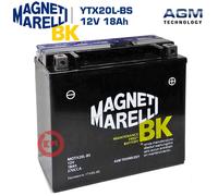 Magneti Marelli Batteria MMX20L sigillata precaricata per Harley-Davidson XL53C 883 2000-2003