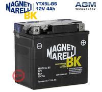 BATTERIA MAGNETI MARELLI YTX5L-BS 4AH E-TON RXL VIPER/R 2T 90 2002-2006