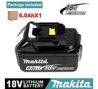 Batteria Makita 6.0Ah 18v per trapano / avvitatore BL1860B BL1860