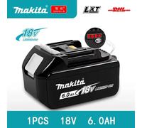 Batteria Makita, batteria al litio ricaricabile 18V6.0Ah, batteria per utensili Makita 18V BL1840, BL1830, BL1850, BL1850B originale Makita 6AhX1--10C