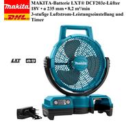 Batteria MAKITA LXT® DCF203z Ventilatore 18V con regolazione del flusso d'ari...