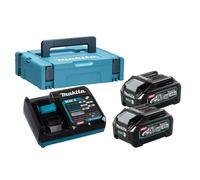 Batteria Makita XGT 4 Ah 40 V con caricabatterie e custodia
