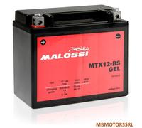BATTERIA MALOSSI A GEL YTX12-BS KYMCO Xciting I R 300 2008-2014