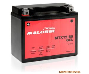 BATTERIA MALOSSI A GEL YTX12-BS TRIUMPH Sprint GT 1050 2010-2014