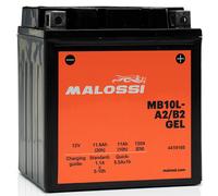 Batteria Malossi YB10L-A2/B2 12V 11AH Piaggio Liberty S 125 4T eu 3 LEADER M381M