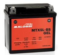 Batteria Malossi YTX5L-BS MTX5L-BS KEEWAY HURRICANE 50 2T 2006 2007 2008