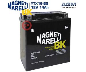 BATTERIA MARELLI YTX16-BS 12V 14Ah per SUZUKI VL BOULEVARD C90-T 1500 2005
