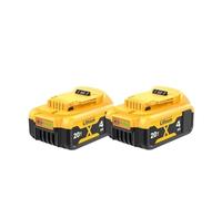 Batteria MAX Da 20 V 4,0 Ah Con Caricabatterie, Utensile Elettrico For Sostituire La Batteria, Compatibile Con Dewalt, DCB184 DCB181 DCB182 DCB200 20 Volt 18 V(2 battery NO Charger)