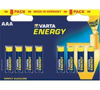 BATTERIA MINISTILO AAA LR03 ENERGY 1,5V MEGAPACK 8PZ