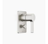 Dornbracht LULU miscelatore monocomando a leva da incasso con deviatore, 36122710, Colorazione: Platino Opaco